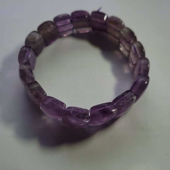 Amethyst Beaded Bracelet - Picture 1 of 1